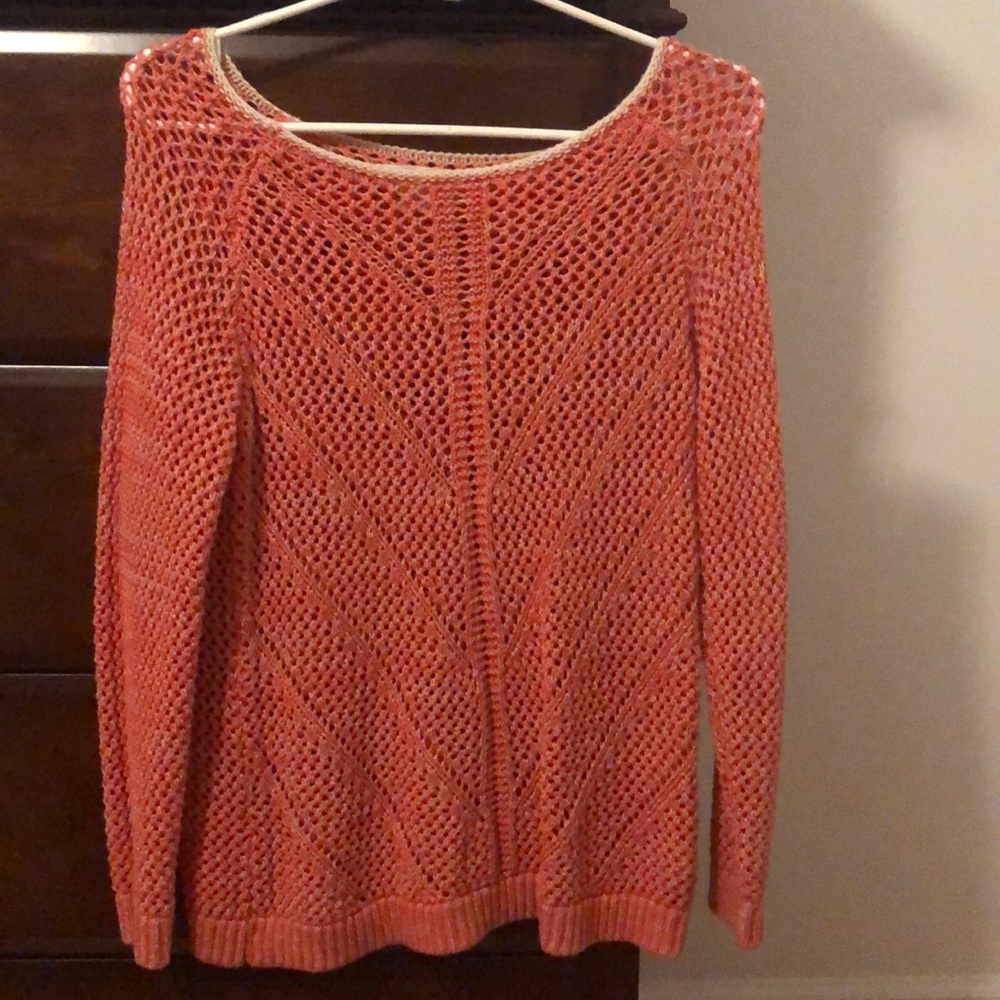Cute Pink Long Sleeve Sweater by JohnPaulRichard